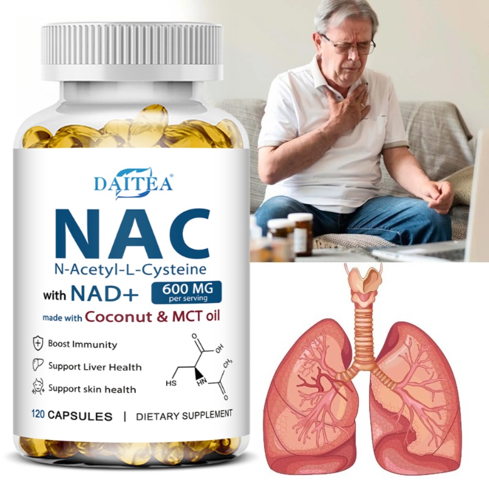 Mct Oil Coconut - Suplemen NAC Kapsul N-Asetil Sistein dengan