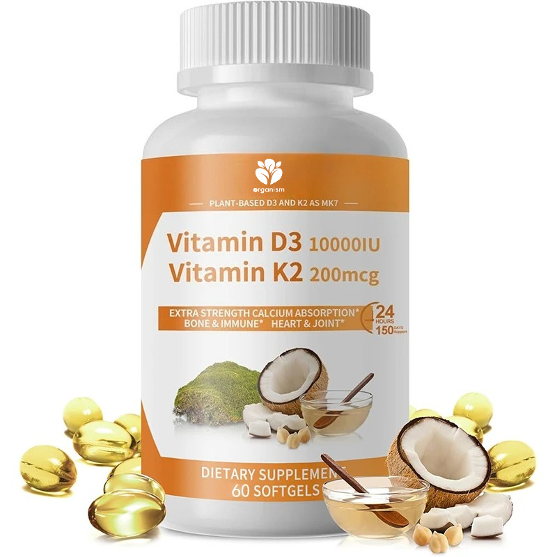 Mct Oil Coconut - D3 K2 Vitamin 200 mikrogram (100