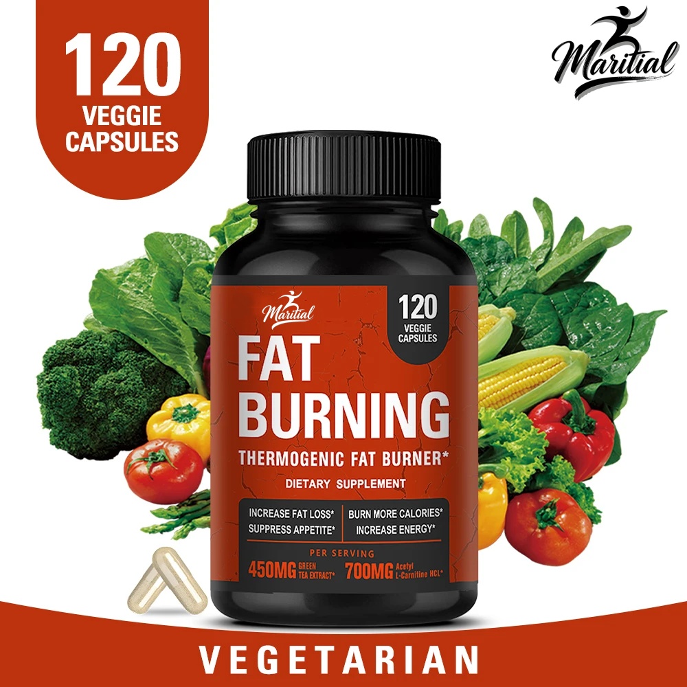 Green Tea Extract Fat - Asetil-l-karnitin, Ekstrak Teh Hijau, Mendukung Pembakaran