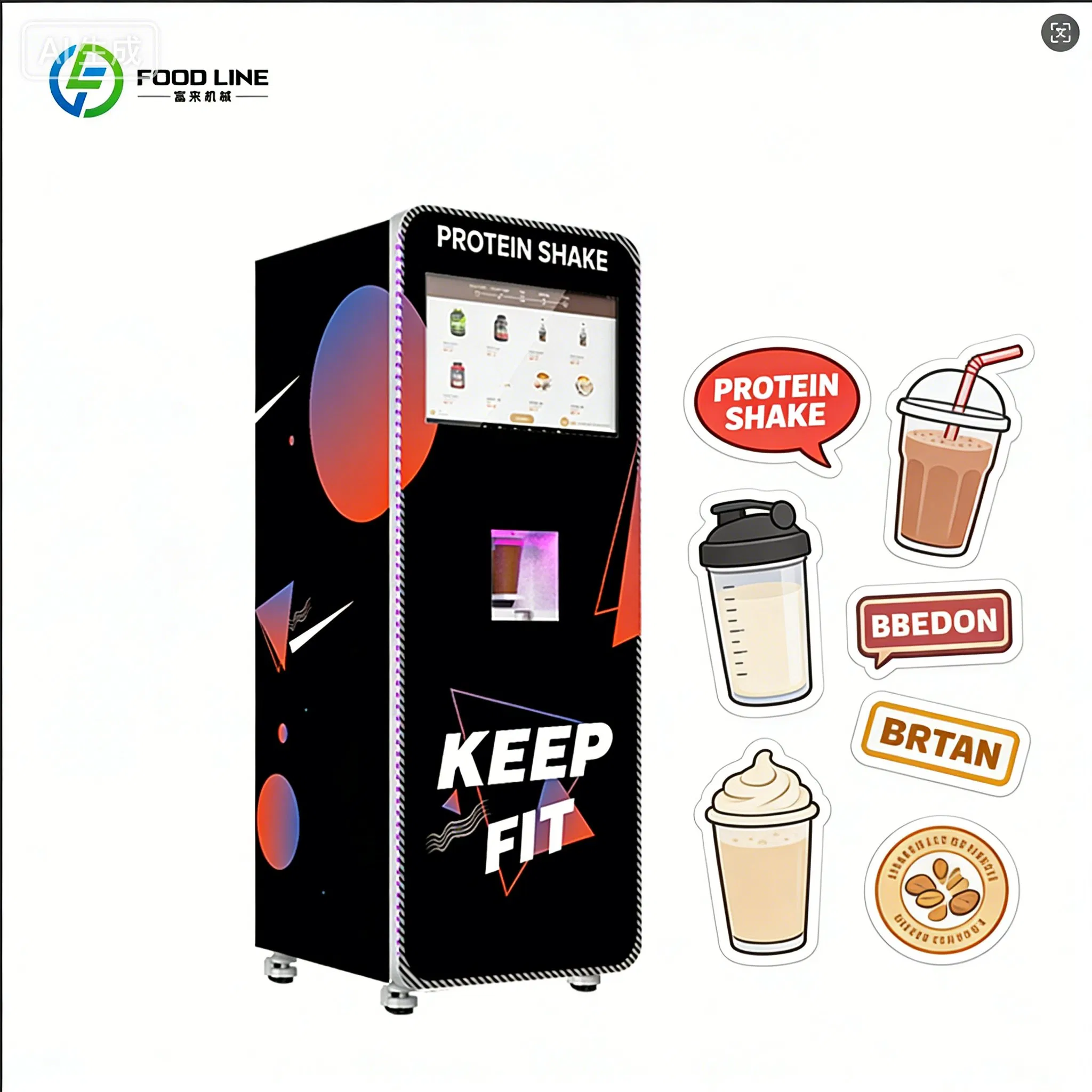 Nutrition Fitness Center - Mesin Penjual Otomatis Minuman Protein, Peralatan