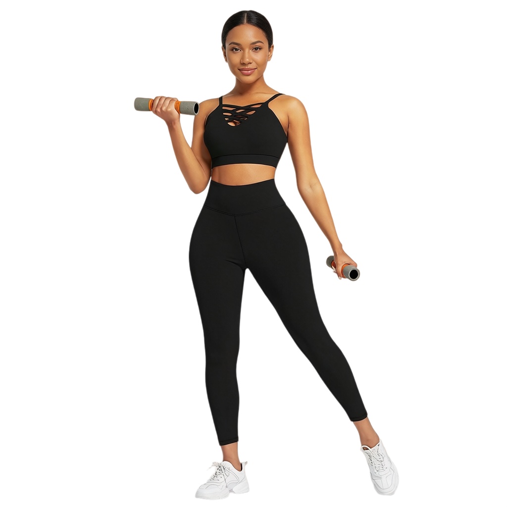 3 Set Pakaian Yoga Wanita - Ho - Fitness & Nutrition Lab ulasan dan harga