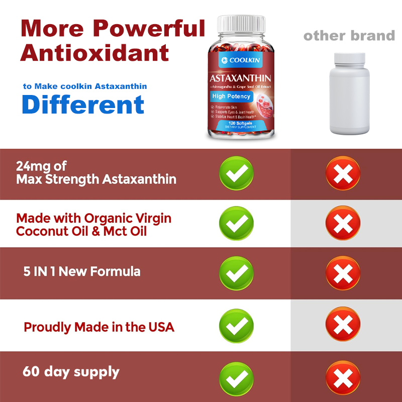 Suplemen astrxanthin dengan mi - Mct Oil Coconut ulasan dan harga