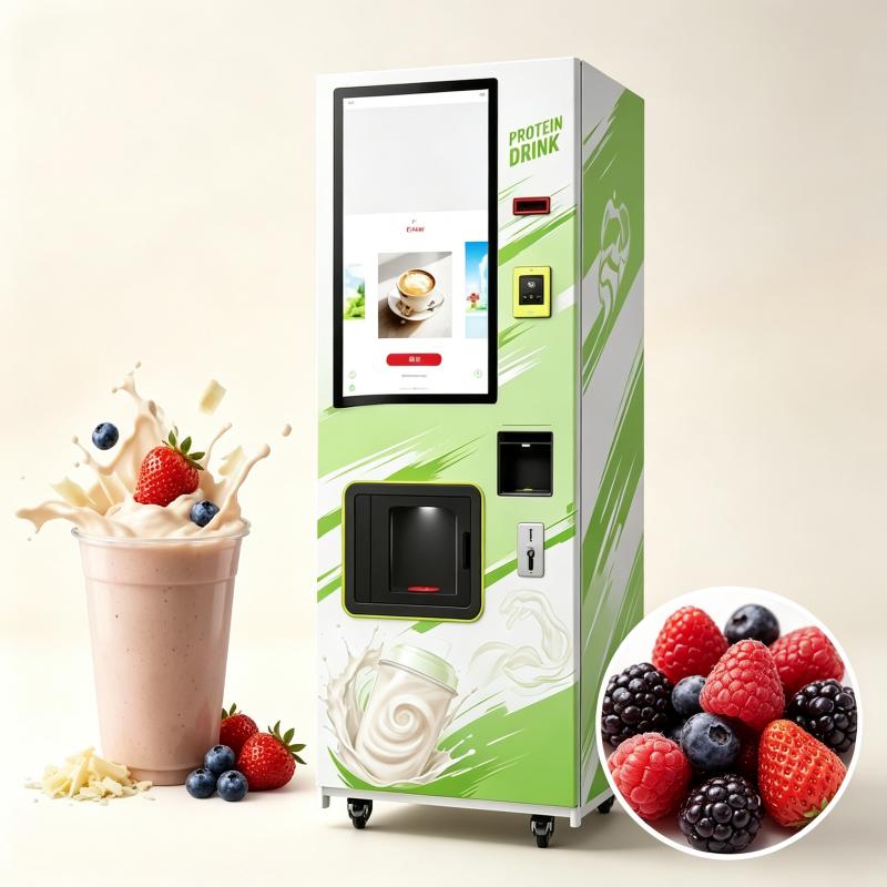 Mesin Penjual Protein Shake Ko - Nutrition Fitness Center ulasan dan harga
