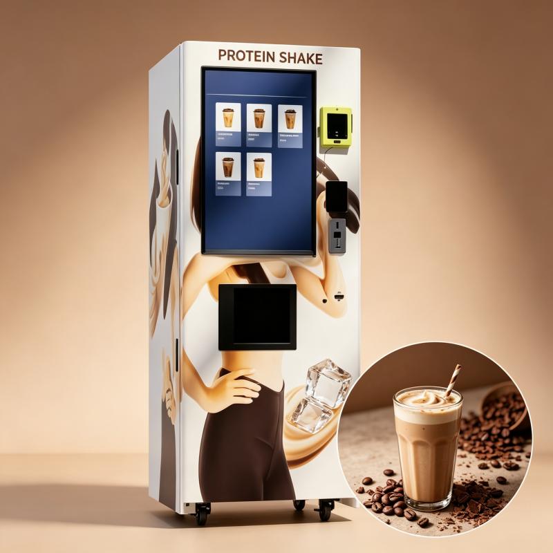 Mesin Penjual Protein Shake Ko - Nutrition Fitness Center ulasan dan harga