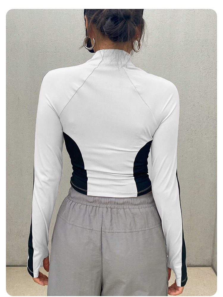 Jaket Yoga Kerah Tinggi untuk  - Fitness & Nutrition Lab ulasan dan harga