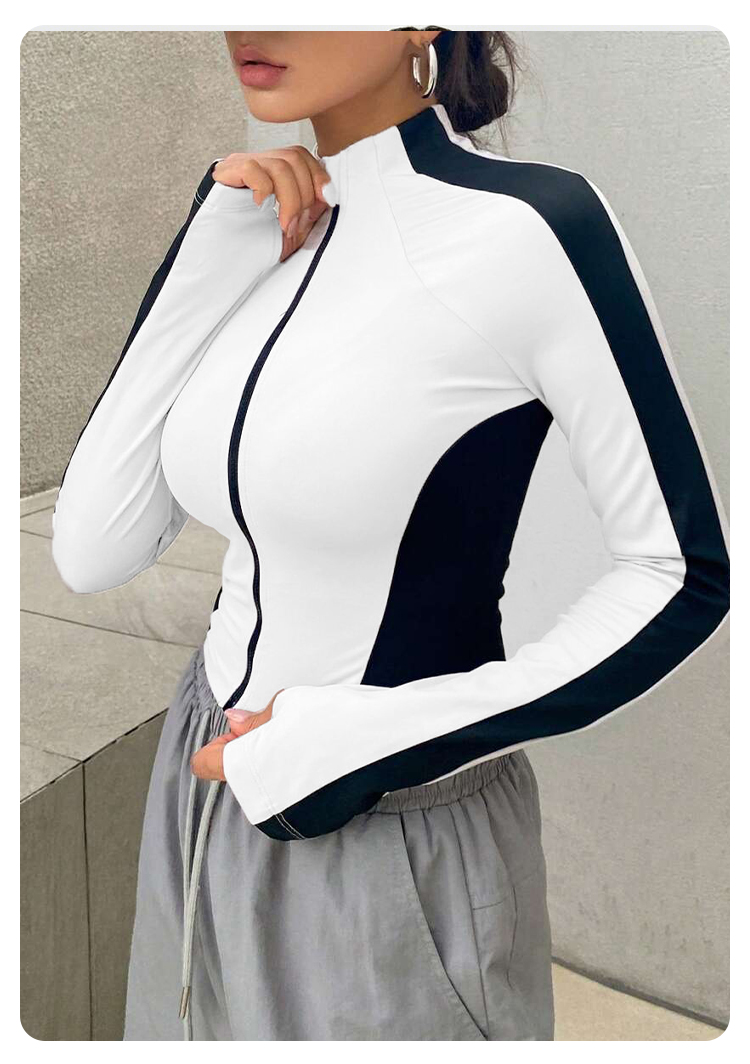 Jaket Yoga Kerah Tinggi untuk  - Fitness & Nutrition Lab ulasan dan harga