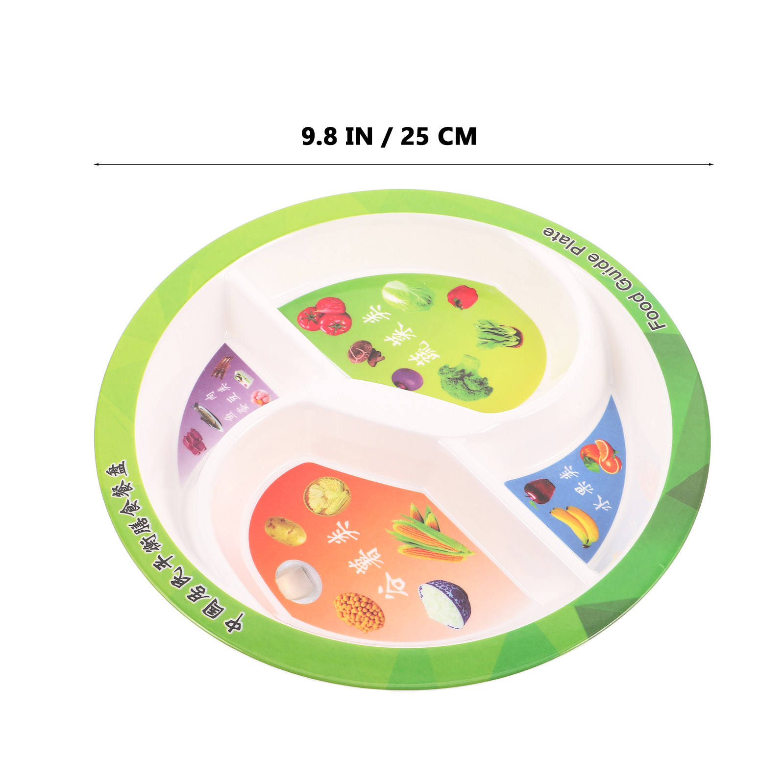 Piring Makanan Seimbang 4 Bagi - Nutrition & Fitness Station ulasan dan harga