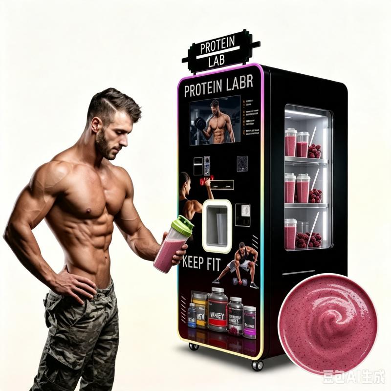 Mesin Penjual Protein Shake ya - Nutrition Fitness Center ulasan dan harga