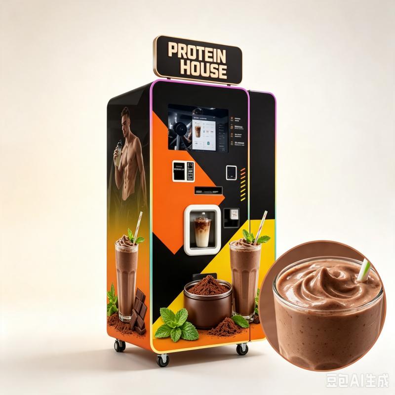 Mesin Penjual Minuman Protein  - Nutrition Fitness Center ulasan dan harga