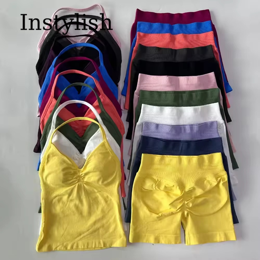 Set Yoga Wanita 2 Potong Tanpa - Fitness & Nutrition Lab ulasan dan harga